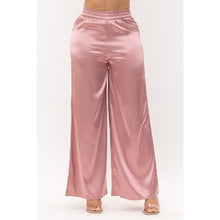 Load image into Gallery viewer, Satin Effect Wide Leg Pants
