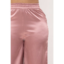 Load image into Gallery viewer, Satin Effect Wide Leg Pants
