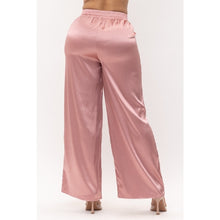 Load image into Gallery viewer, Satin Effect Wide Leg Pants
