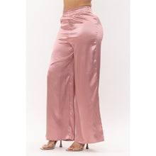 Load image into Gallery viewer, Satin Effect Wide Leg Pants
