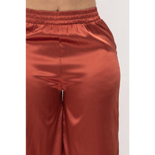 Load image into Gallery viewer, Satin Effect Wide Leg Pants
