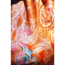 Load image into Gallery viewer, Silk Water Color Burst Wrap Top
