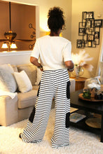 Load image into Gallery viewer, Stripe Print Cargo Pants
