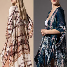 Load image into Gallery viewer, Splash Of Tie-Dye Kimono
