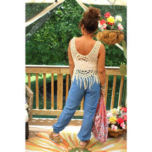 Load image into Gallery viewer, Sunny Serenity Crochet Tank Top
