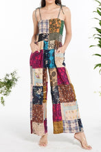 Load image into Gallery viewer, Sweet Talk Cotton Patchwork Jumpsuit
