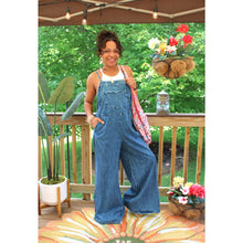 Load image into Gallery viewer, True Love Denim Flare Overalls
