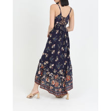 Load image into Gallery viewer, V-Neck Lace up Back Maxi Dress
