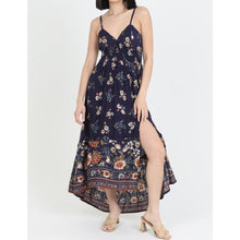 Load image into Gallery viewer, V-Neck Lace up Back Maxi Dress
