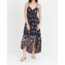 Load image into Gallery viewer, V-Neck Lace up Back Maxi Dress
