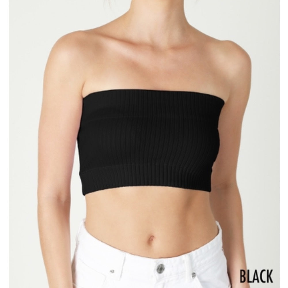 Wide Ribbed Tube Top