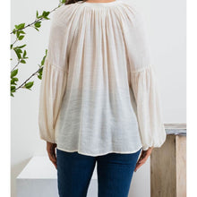 Load image into Gallery viewer, Your Destiny Peasant Woven Top
