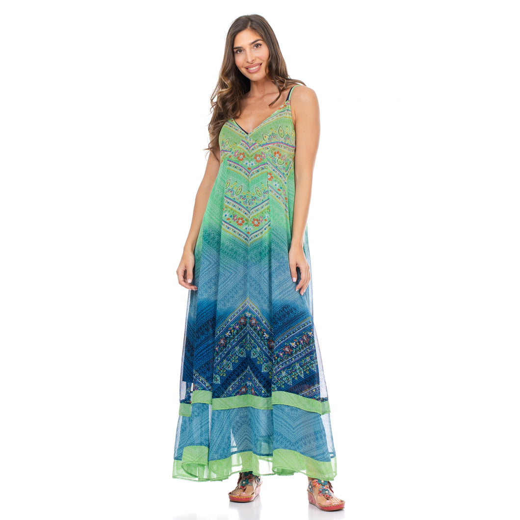 Tranquil Waters Maxi Dress