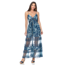 Load image into Gallery viewer, Blue Lace Waves Dress
