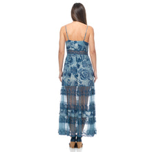 Load image into Gallery viewer, Blue Lace Waves Dress
