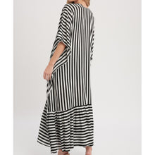 Load image into Gallery viewer, Stripes Of The Midnight Sky Maxi Kimono
