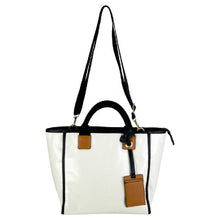 Load image into Gallery viewer, Sabrina Canvas Squared Tote
