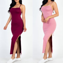 Load image into Gallery viewer, Back Split Thigh Maxi Dress
