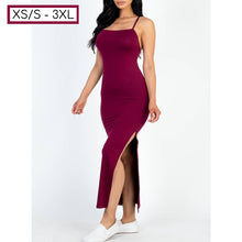 Load image into Gallery viewer, Back Split Thigh Maxi Dress
