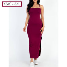 Load image into Gallery viewer, Back Split Thigh Maxi Dress
