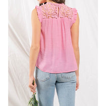 Load image into Gallery viewer, Dainty Pink Lace Top
