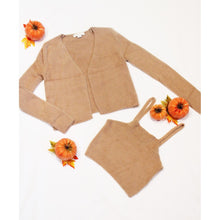 Load image into Gallery viewer, Crop Sweater Cami &amp; Cardigan Set
