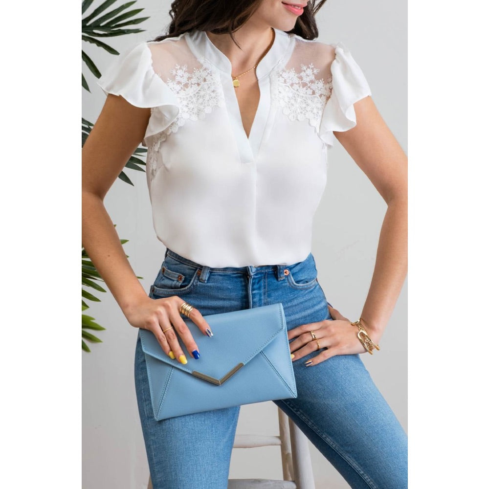 Dahlia Lace Woven top