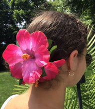 Load image into Gallery viewer, Double Hot Pink Hibiscuses
