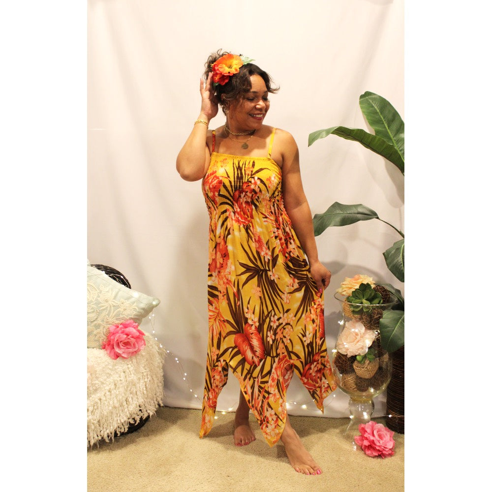 Fire Flowers Dress