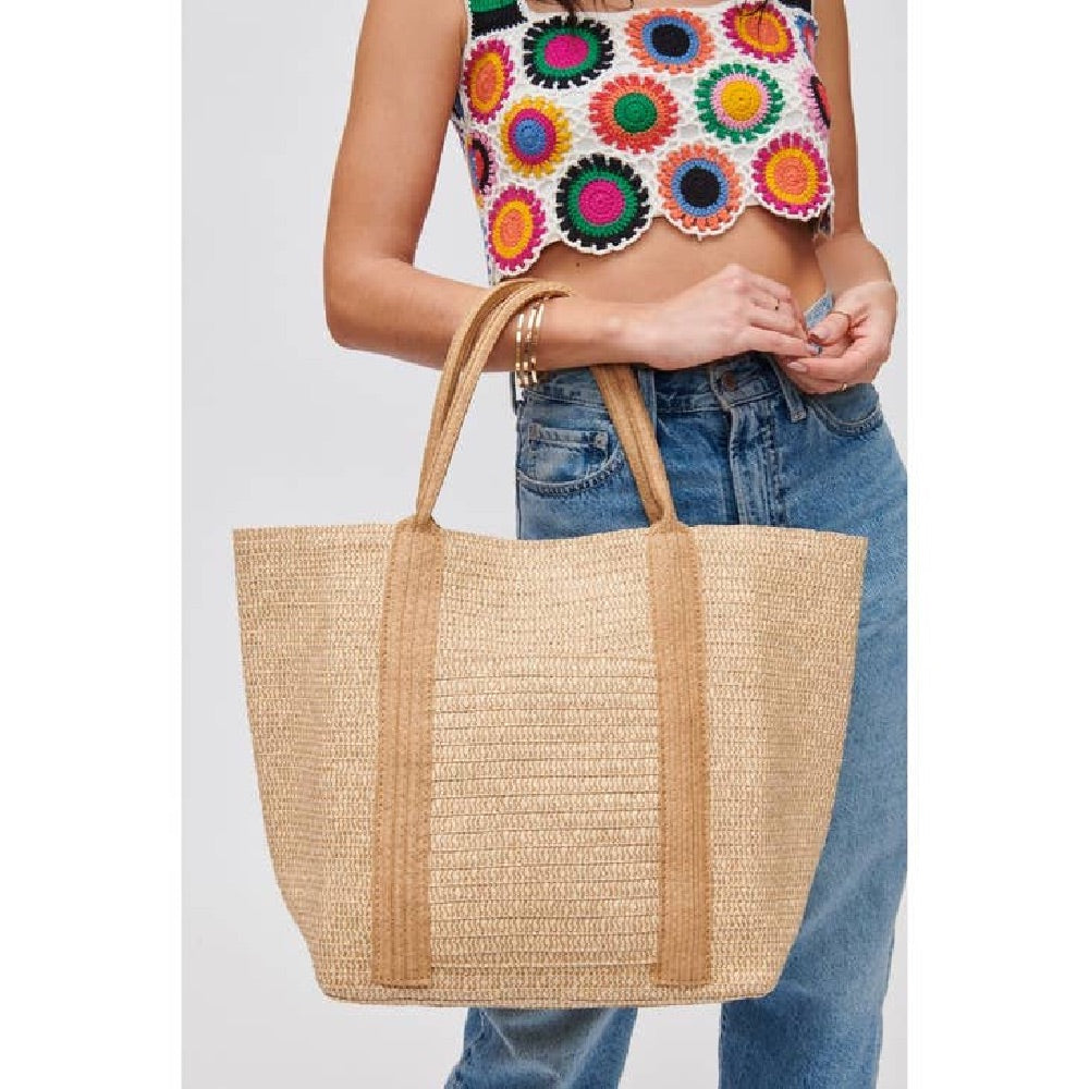 Samantha Straw Tote