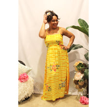 Load image into Gallery viewer, Gold Floral Sundress
