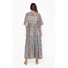 Load image into Gallery viewer, Satin Effect Paisley Coast Maxi Dress
