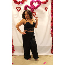 Load image into Gallery viewer, Satin Effect Wide Leg Pants
