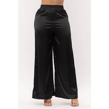 Load image into Gallery viewer, Satin Effect Wide Leg Pants
