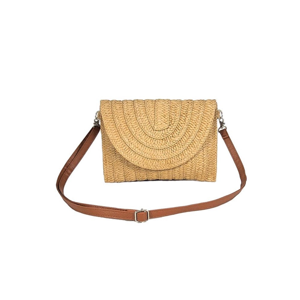 Boho Straw Crossbody Bag