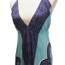 Load image into Gallery viewer, Blue Butterfly Handkerchief Dress
