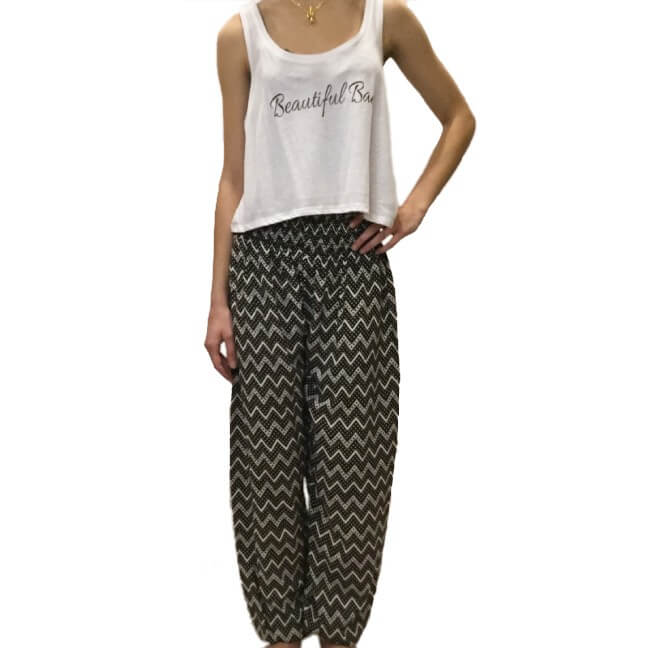 Chevron Harem Pants